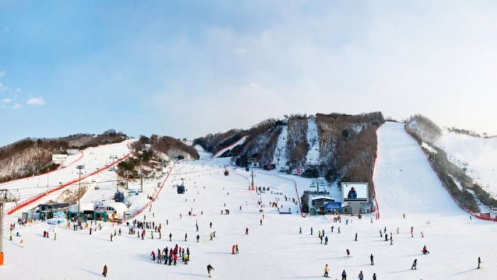 洪 川 大明 滑雪 場