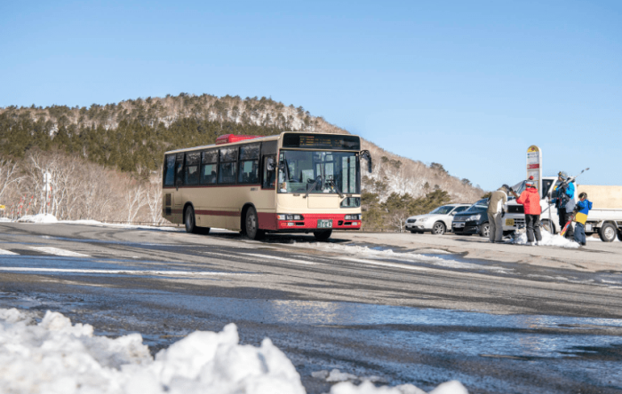 志賀高原滑雪場交通